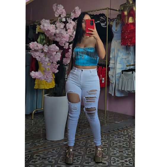 Turquoise Top